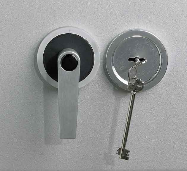 Cerradura de llaves A2P caja fuerte